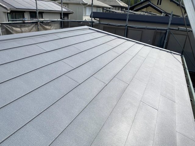 加古川市のシルキーG2を使ったカバー工事完了